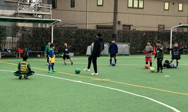 緑区サッカースクール練習